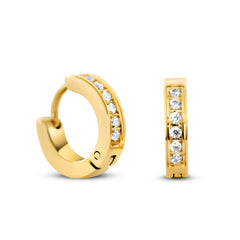 Diamond Hoop Ohrringe