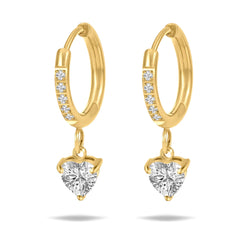 Diamond Herz Ohrringe