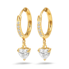 Diamond Herz Ohrringe