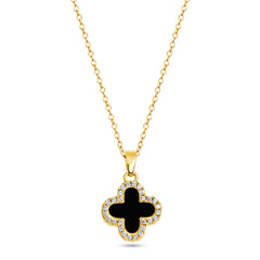 2-in-1 | Diamond Clover Kette