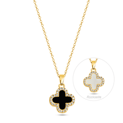 2-in-1 | Diamond Clover Kette