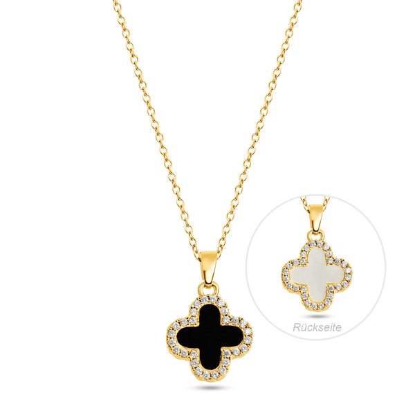 2-in-1 | Diamond Clover Kette