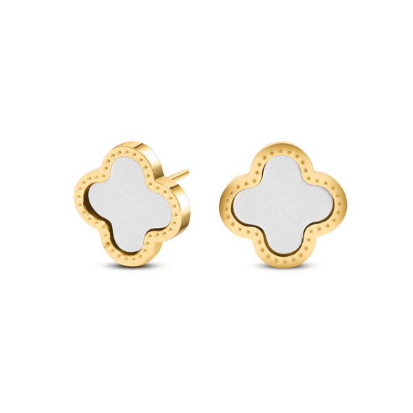 White Clover Ohrstecker