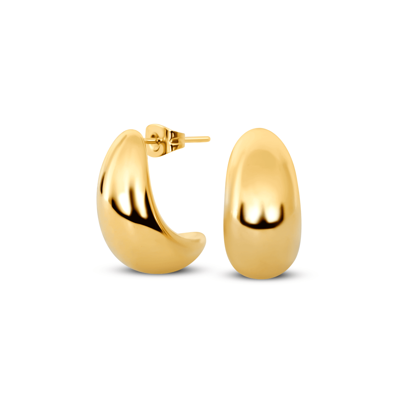 Hochwertige Waterdrop Ohrringe in Gold